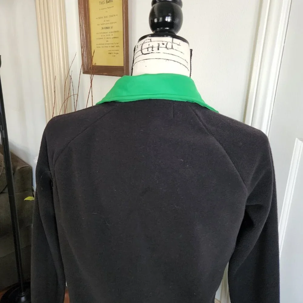 Ralph Lauren Active Jacket with Green Quilted Front and High Neck